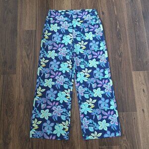 💙 Southwind Apparel Wide Leg Floral Athleisure Soft Stretchy Pants Size L/XL